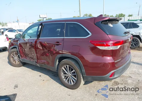 2019 Toyota Highlander Xle from USA, damaged, VIN 5TDKZRFH0KS353399
